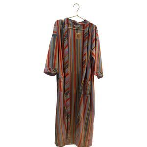 Vintage rainbow colorful kimono one size